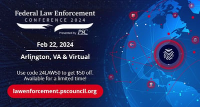 2024 PSC Federal Law Enforcement Conference Social Media Image